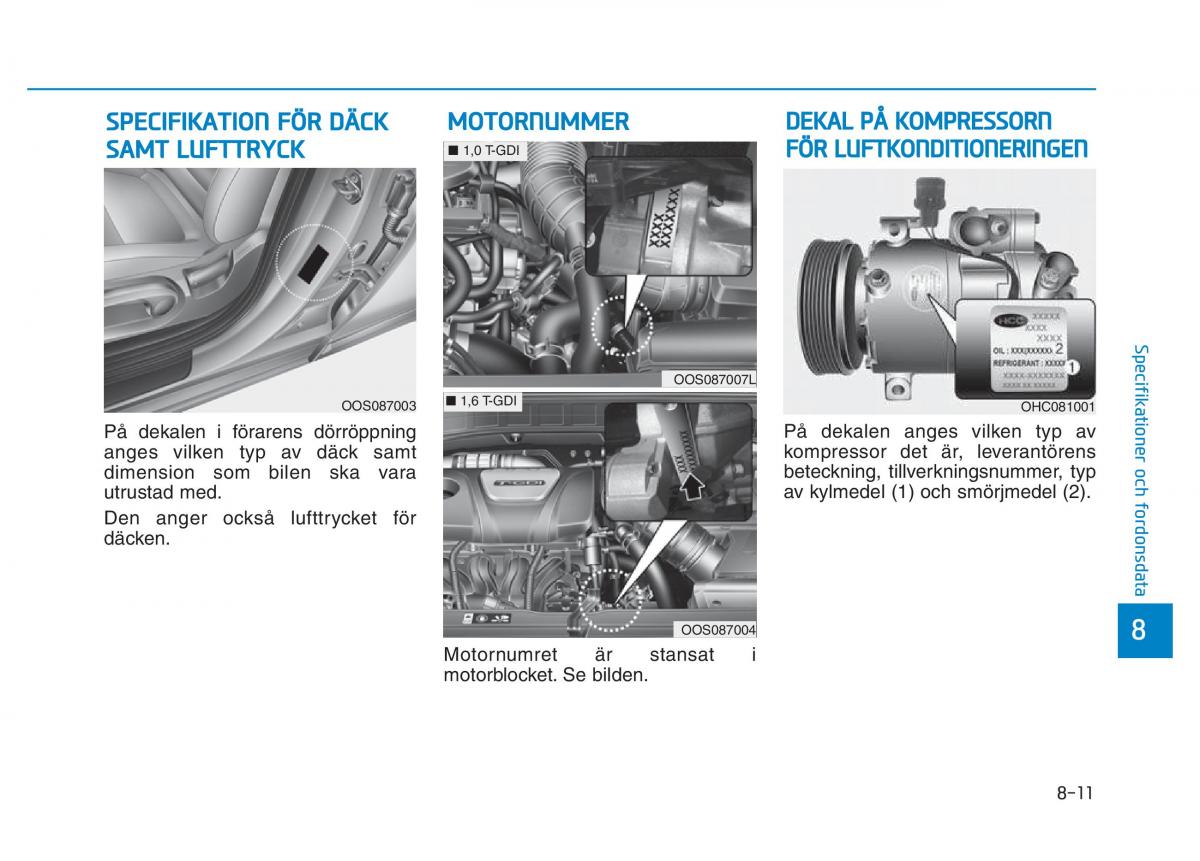 Hyundai Kona instruktionsbok / page 433