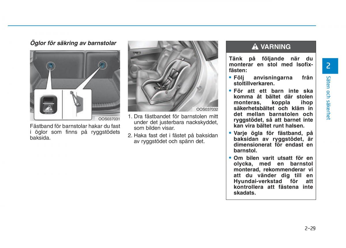 Hyundai Kona instruktionsbok / page 44