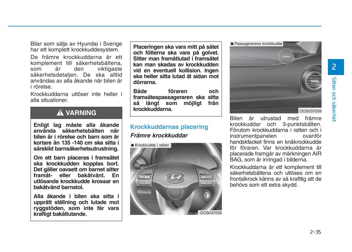 Hyundai Kona instruktionsbok / page 50