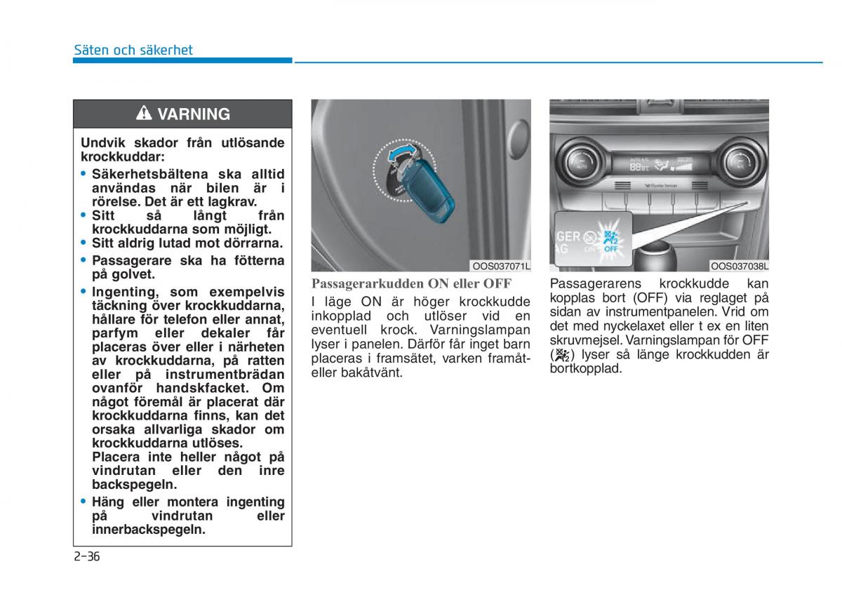 Hyundai Kona instruktionsbok / page 51