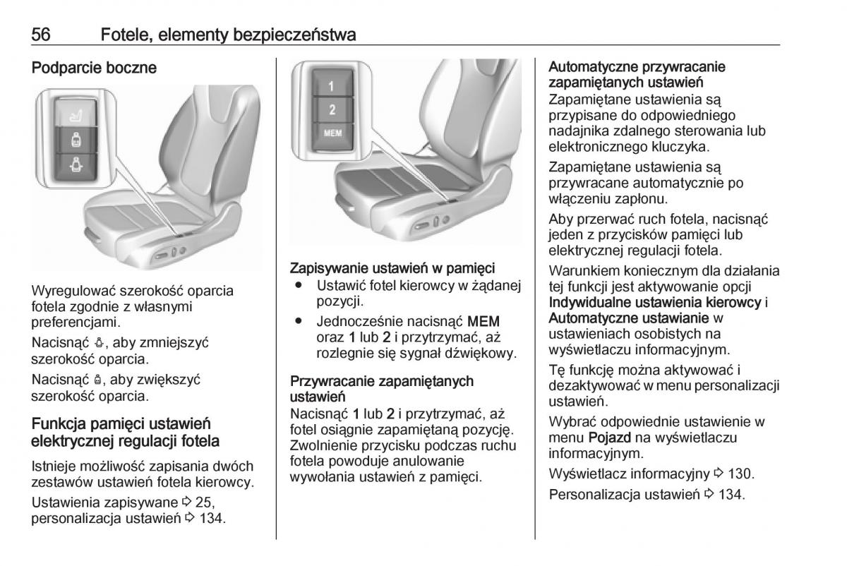 Opel Astra K V 5 instrukcja obslugi / page 58