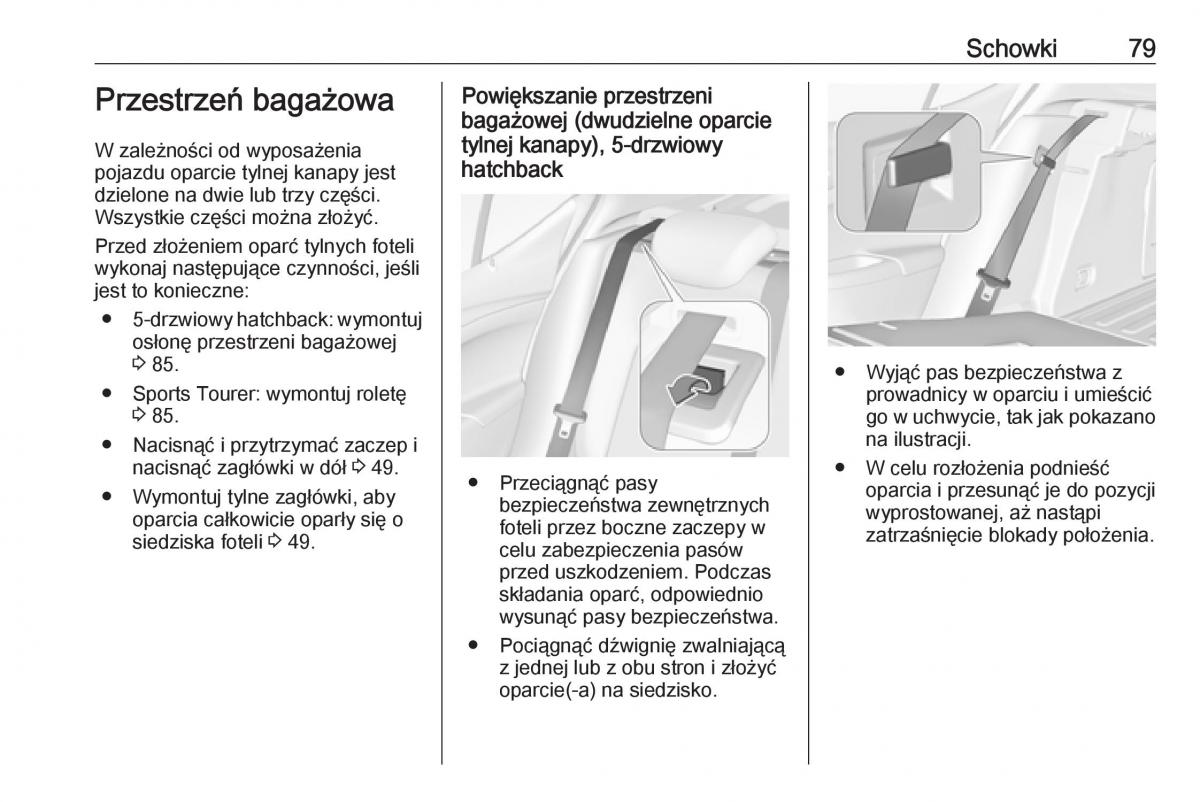 Opel Astra K V 5 instrukcja obslugi / page 81