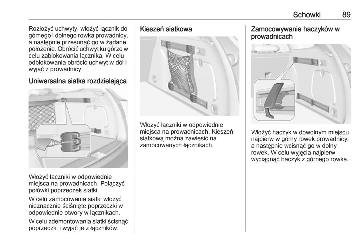 Opel Astra K V 5 instrukcja obslugi / page 91