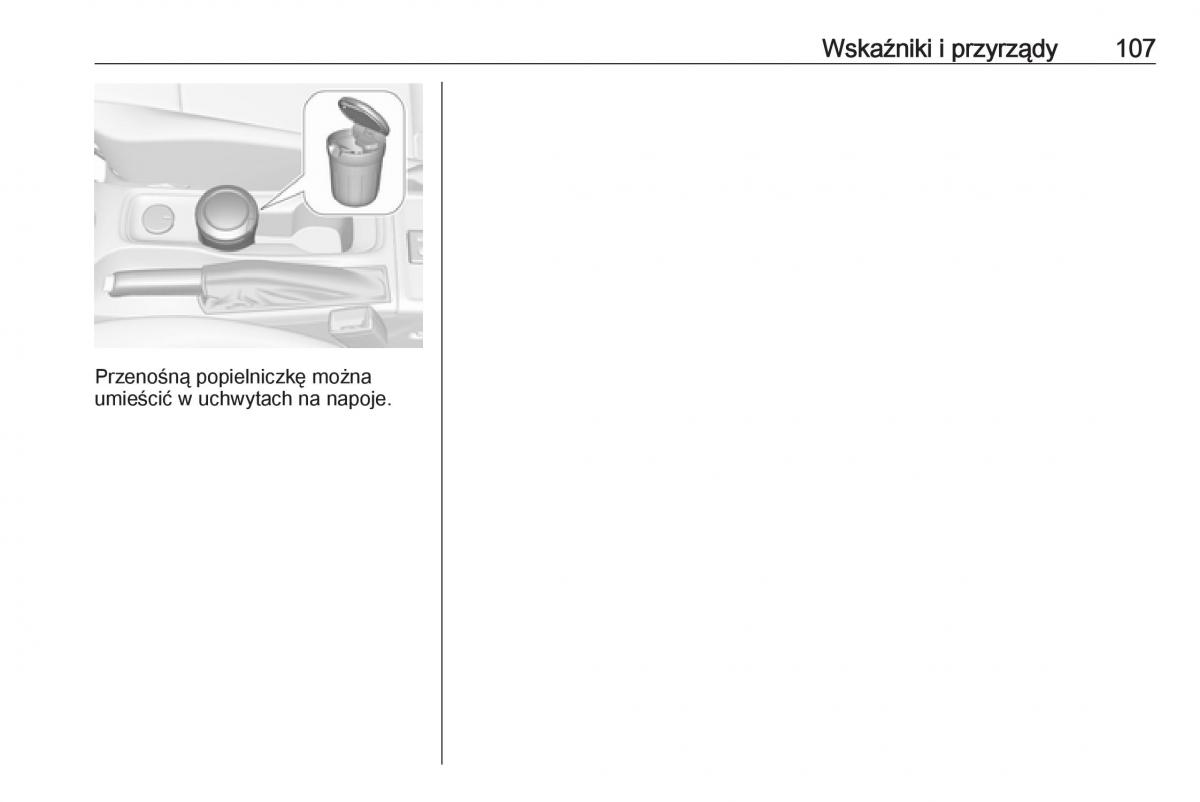 Opel Astra K V 5 instrukcja obslugi / page 109