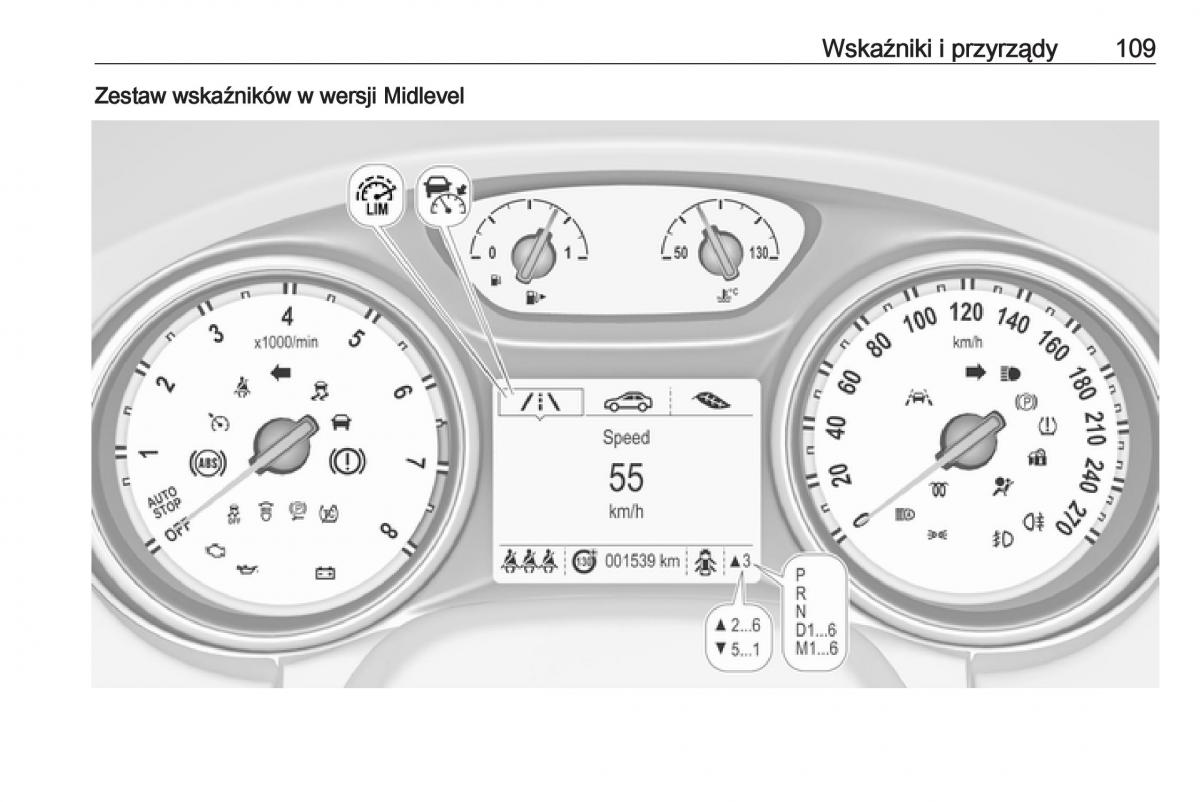 Opel Astra K V 5 instrukcja obslugi / page 111