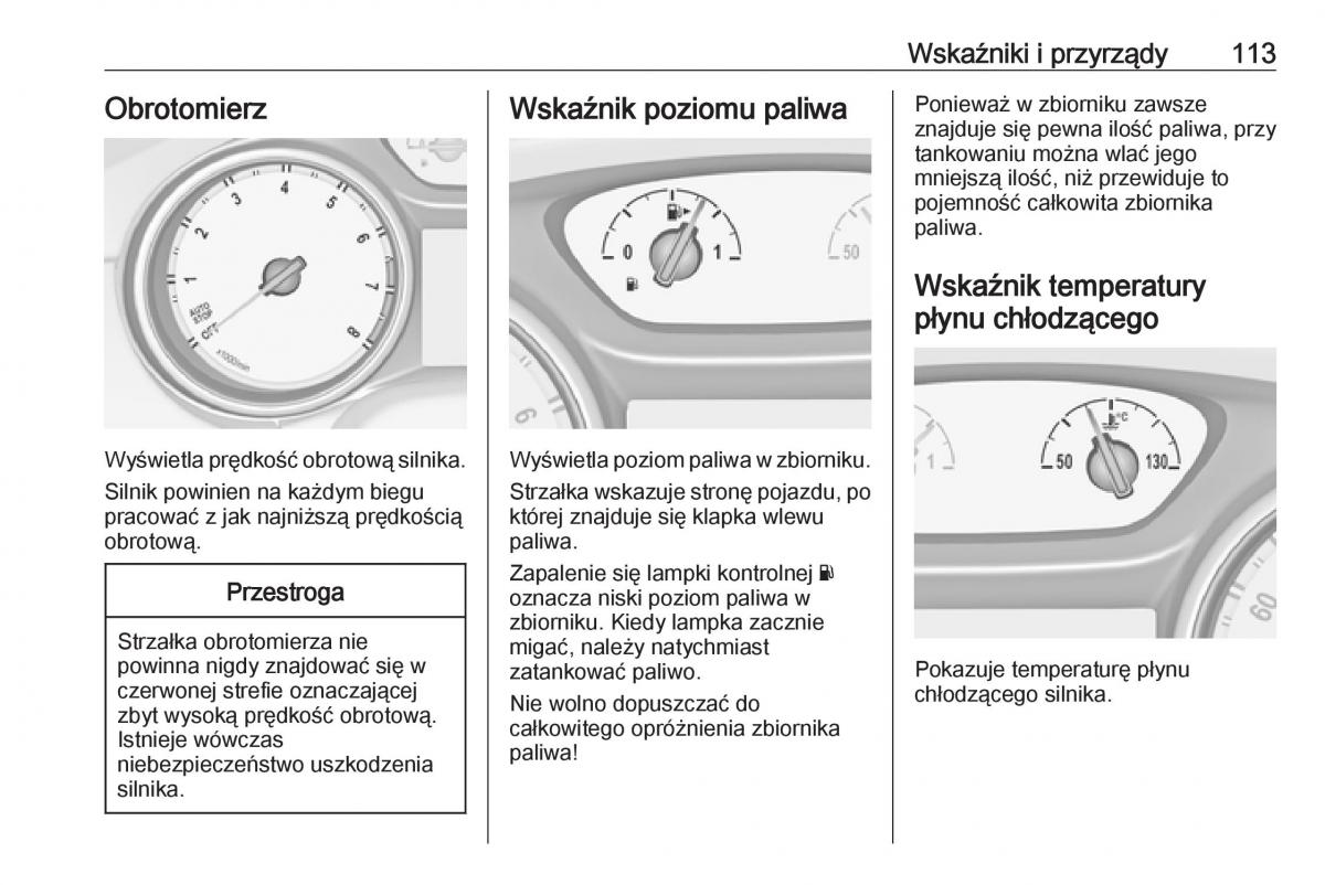 Opel Astra K V 5 instrukcja obslugi / page 115