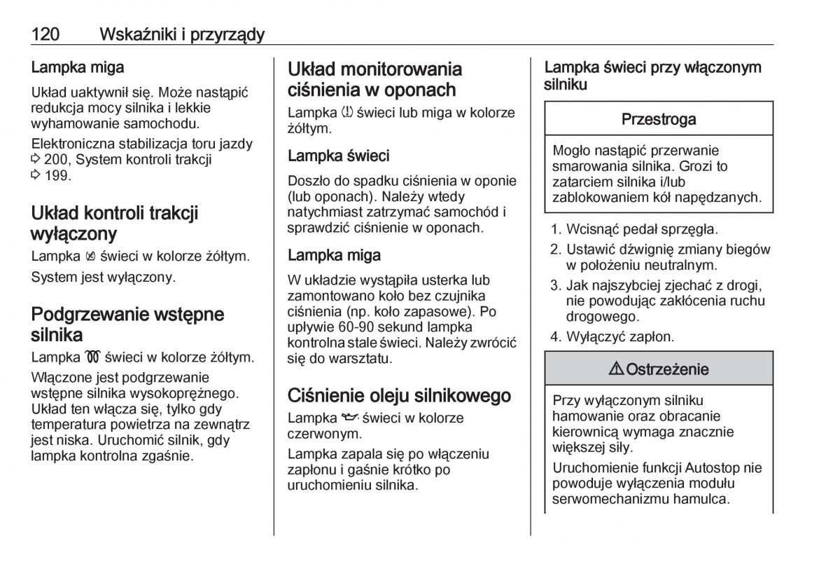 Opel Astra K V 5 instrukcja obslugi / page 122