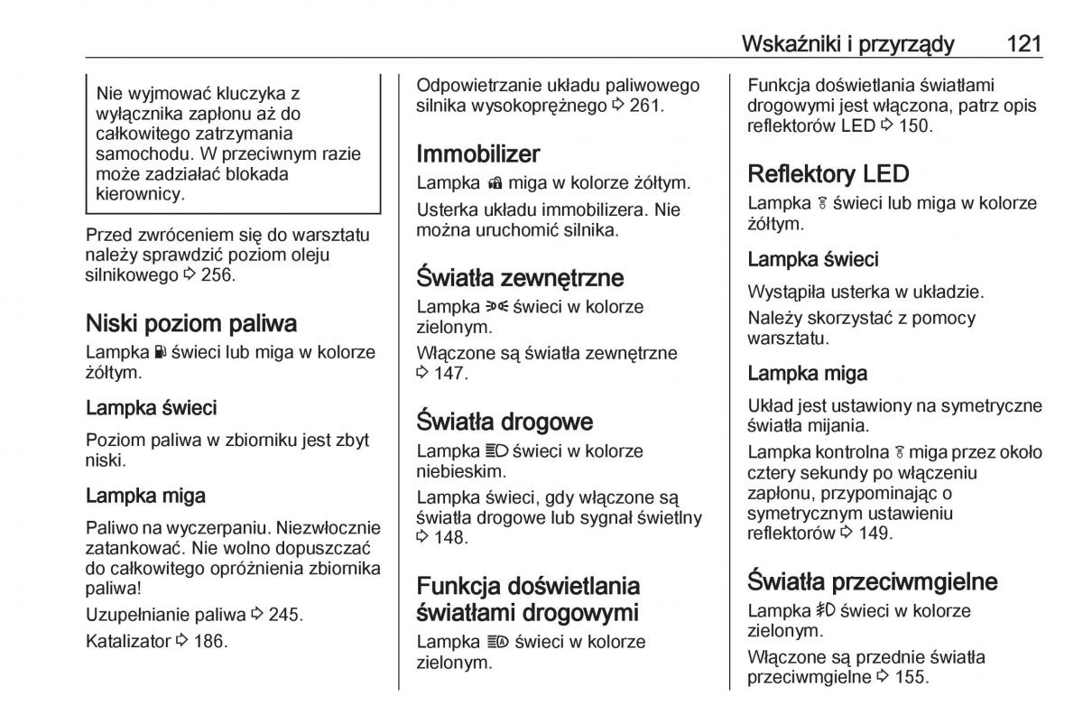 Opel Astra K V 5 instrukcja obslugi / page 123