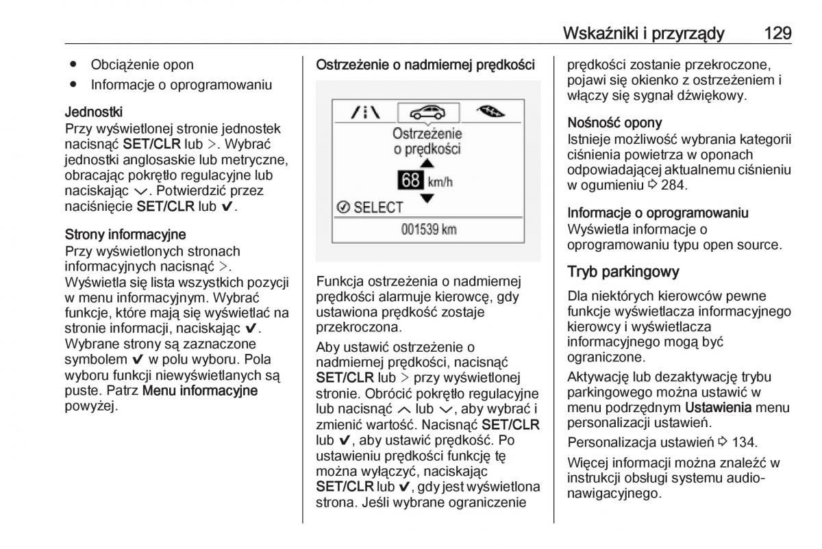 Opel Astra K V 5 instrukcja obslugi / page 131