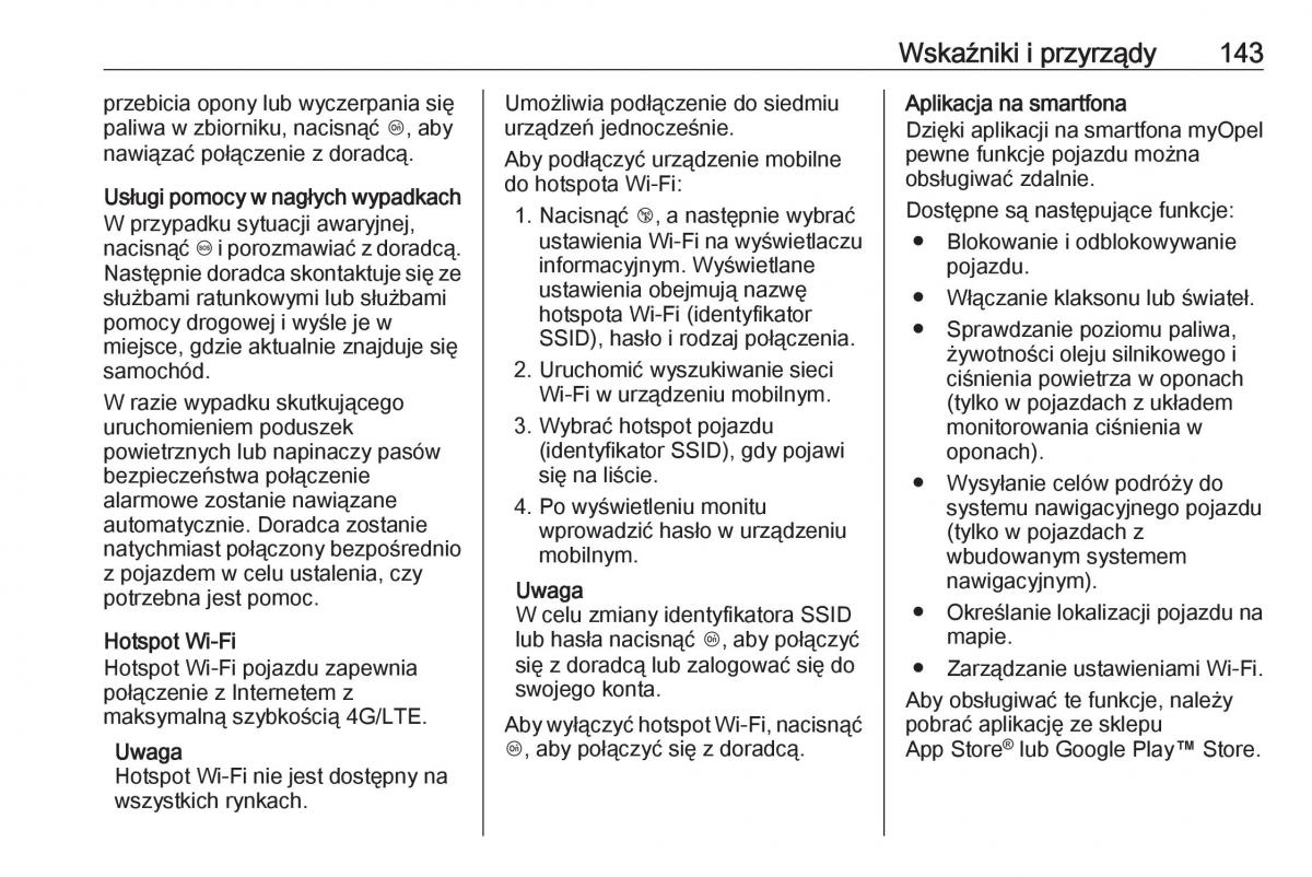 Opel Astra K V 5 instrukcja obslugi / page 145