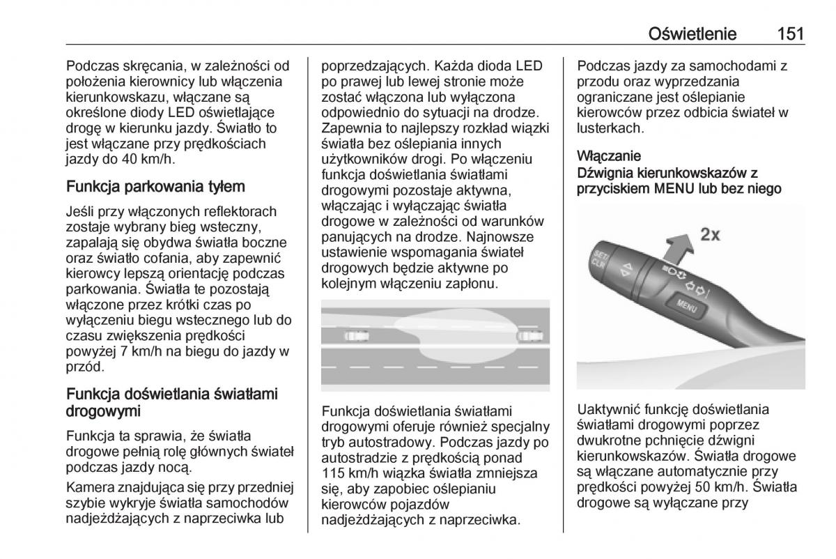 Opel Astra K V 5 instrukcja obslugi / page 153