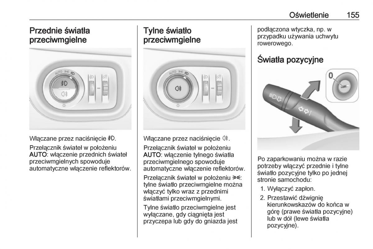 Opel Astra K V 5 instrukcja obslugi / page 157