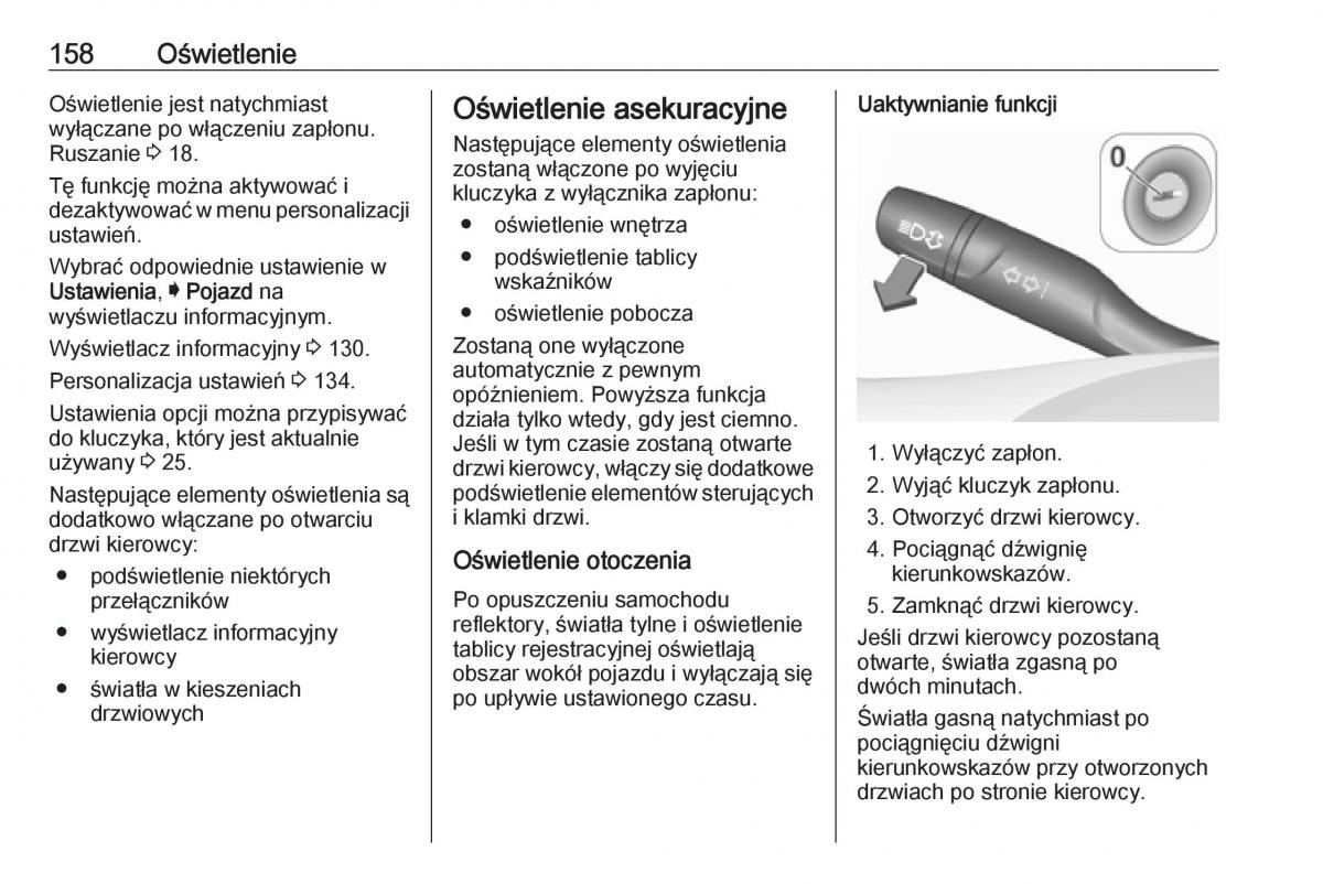 Opel Astra K V 5 instrukcja obslugi / page 160