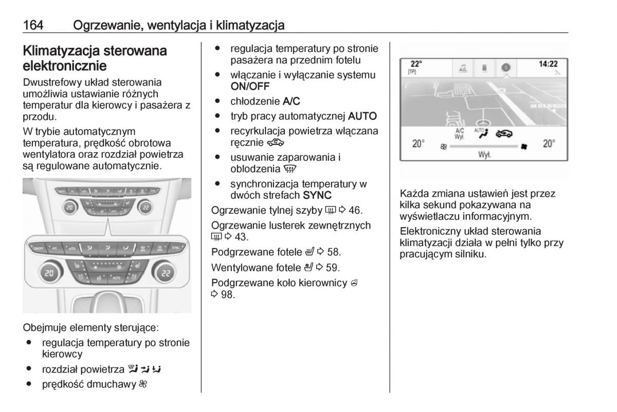 Opel Astra K V 5 instrukcja obslugi / page 166