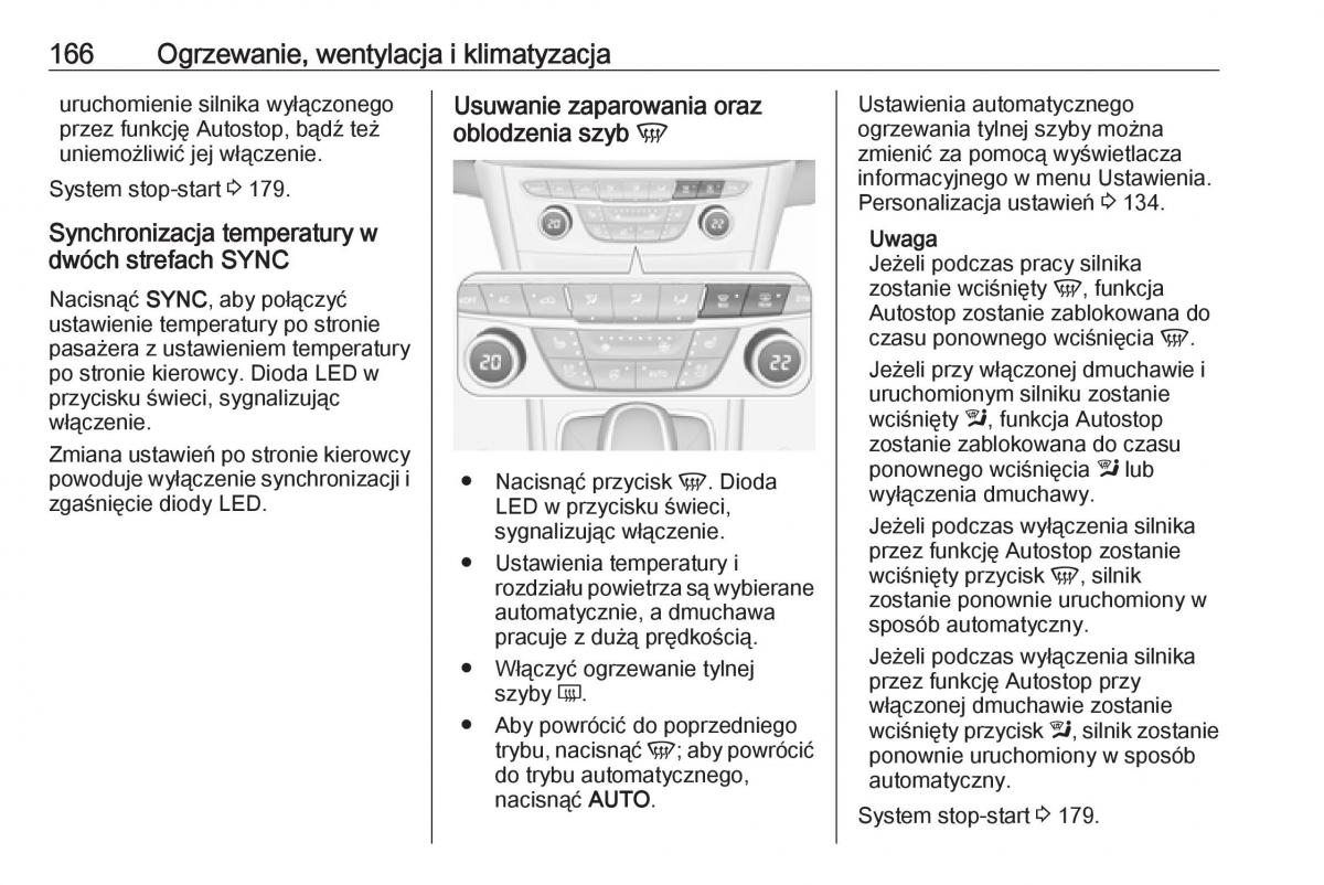 Opel Astra K V 5 instrukcja obslugi / page 168