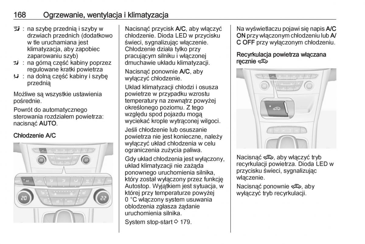 Opel Astra K V 5 instrukcja obslugi / page 170