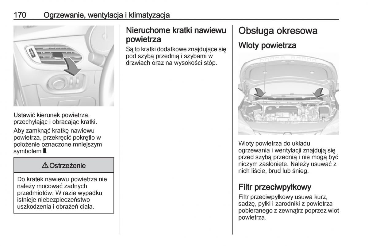 Opel Astra K V 5 instrukcja obslugi / page 172