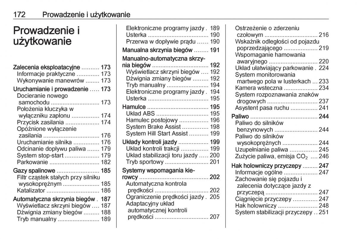 Opel Astra K V 5 instrukcja obslugi / page 174