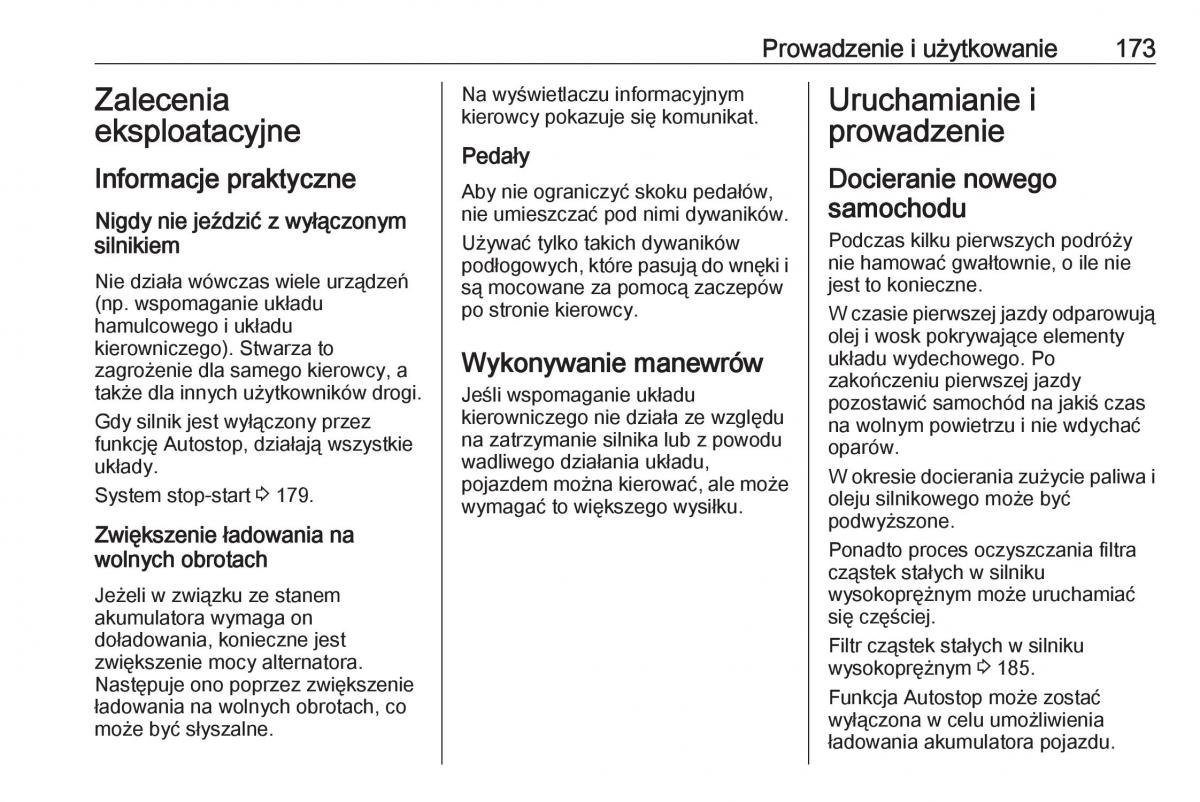 Opel Astra K V 5 instrukcja obslugi / page 175