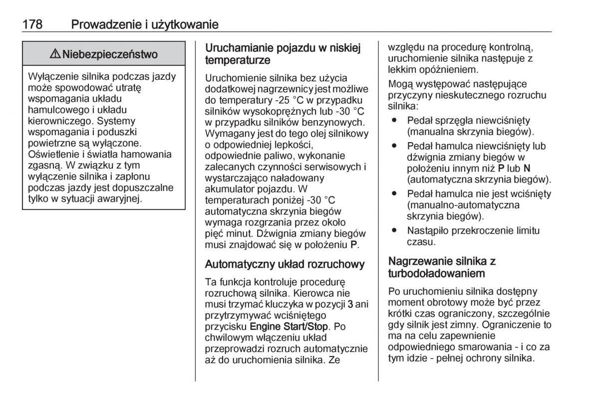 Opel Astra K V 5 instrukcja obslugi / page 180