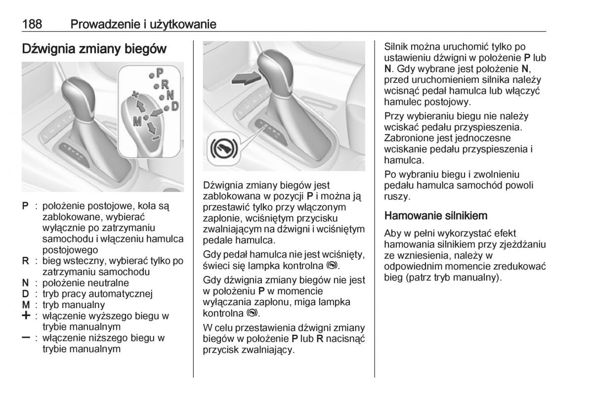 Opel Astra K V 5 instrukcja obslugi / page 190