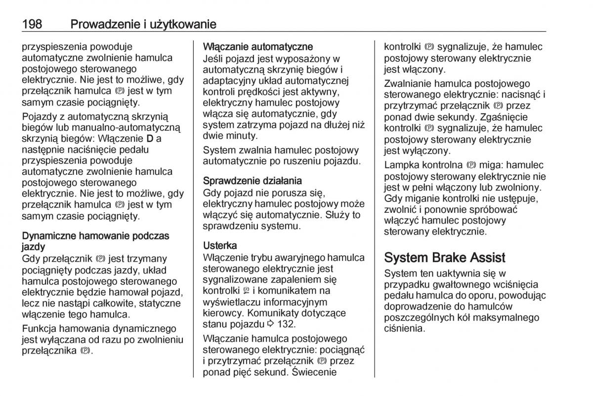 Opel Astra K V 5 instrukcja obslugi / page 200