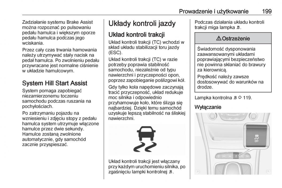 Opel Astra K V 5 instrukcja obslugi / page 201