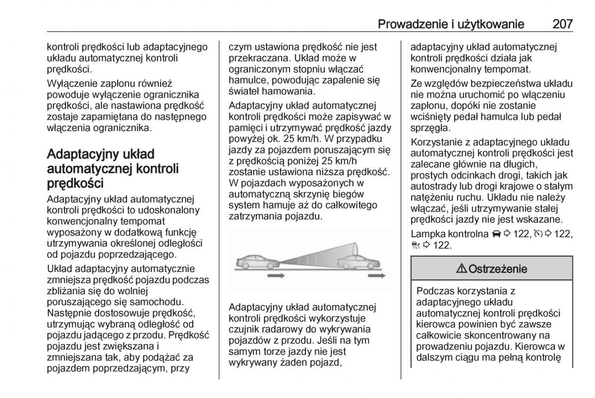 Opel Astra K V 5 instrukcja obslugi / page 209