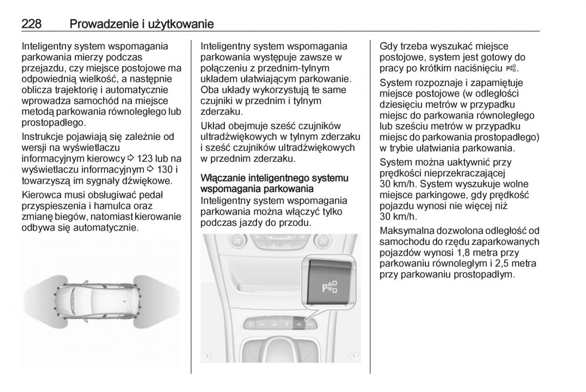 Opel Astra K V 5 instrukcja obslugi / page 230