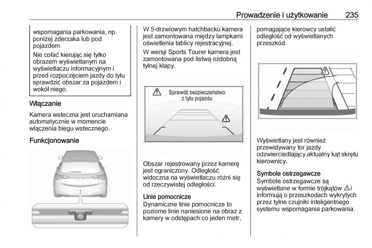 Opel Astra K V 5 instrukcja obslugi / page 237