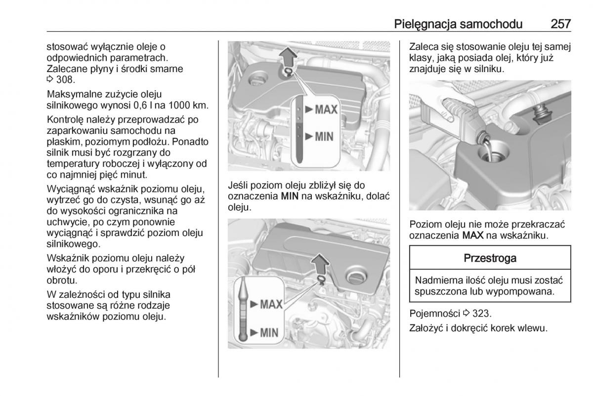 Opel Astra K V 5 instrukcja obslugi / page 259