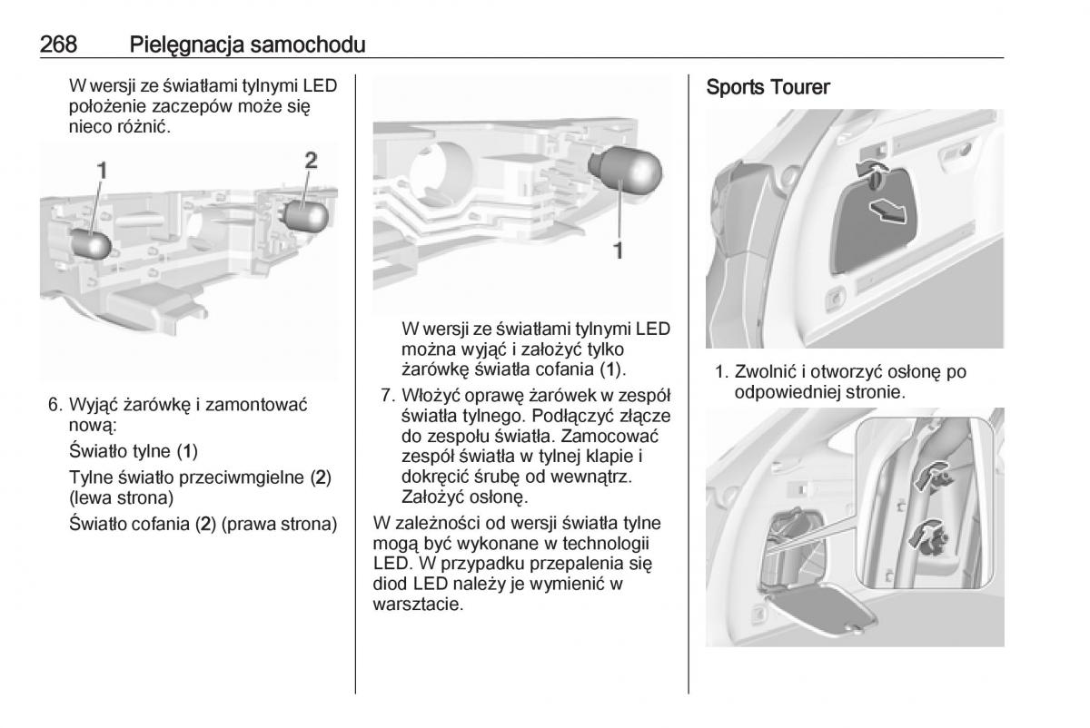 Opel Astra K V 5 instrukcja obslugi / page 270