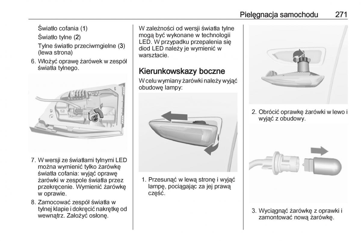 Opel Astra K V 5 instrukcja obslugi / page 273