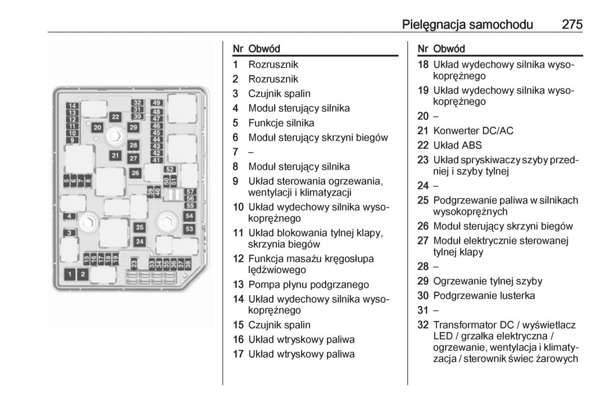 Opel Astra K V 5 instrukcja obslugi / page 277