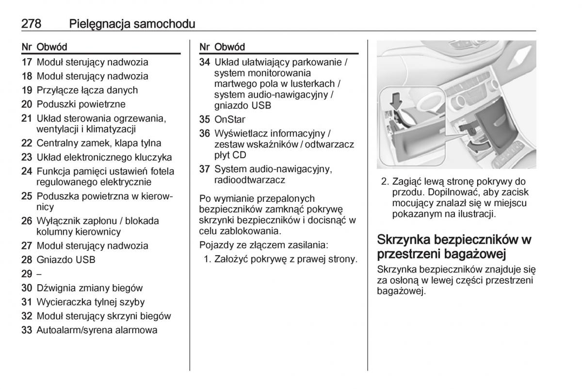 Opel Astra K V 5 instrukcja obslugi / page 280