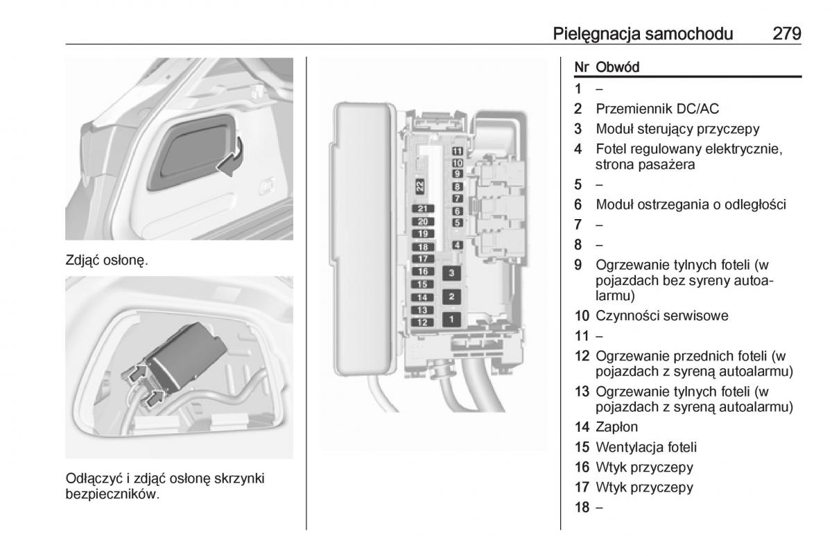 Opel Astra K V 5 instrukcja obslugi / page 281