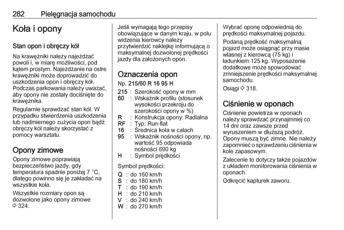 Opel Astra K V 5 instrukcja obslugi / page 284