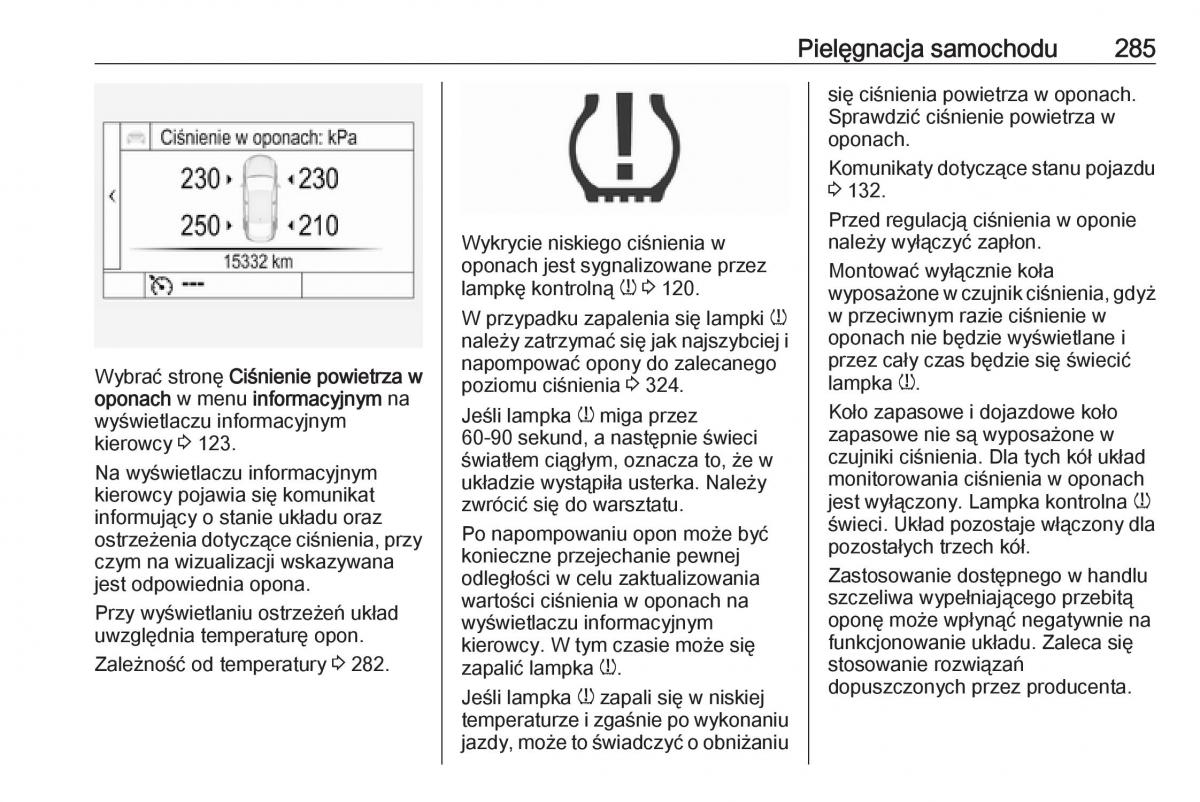 Opel Astra K V 5 instrukcja obslugi / page 287