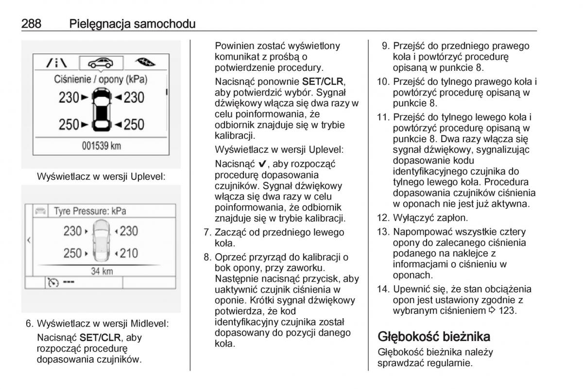 Opel Astra K V 5 instrukcja obslugi / page 290