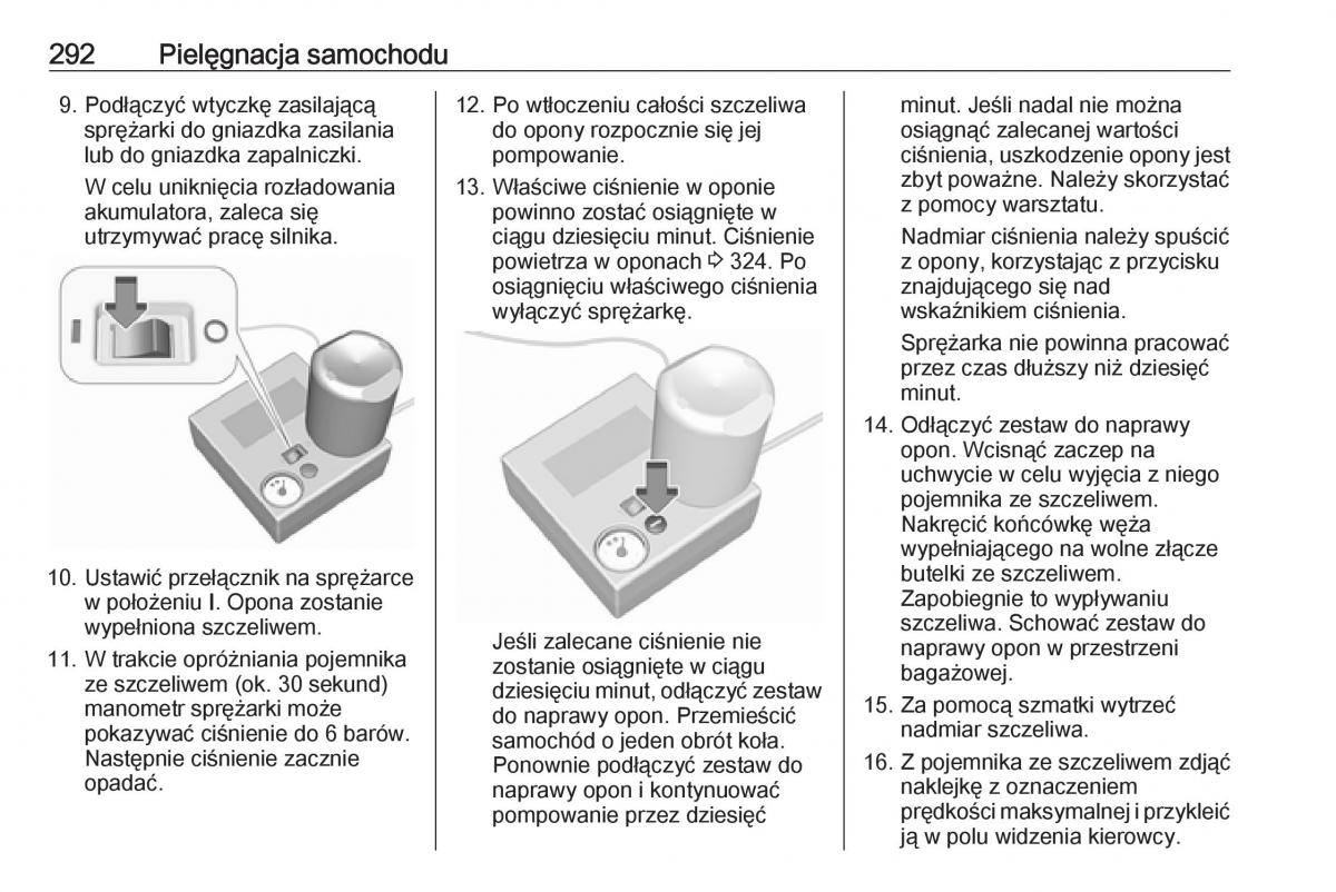 Opel Astra K V 5 instrukcja obslugi / page 294