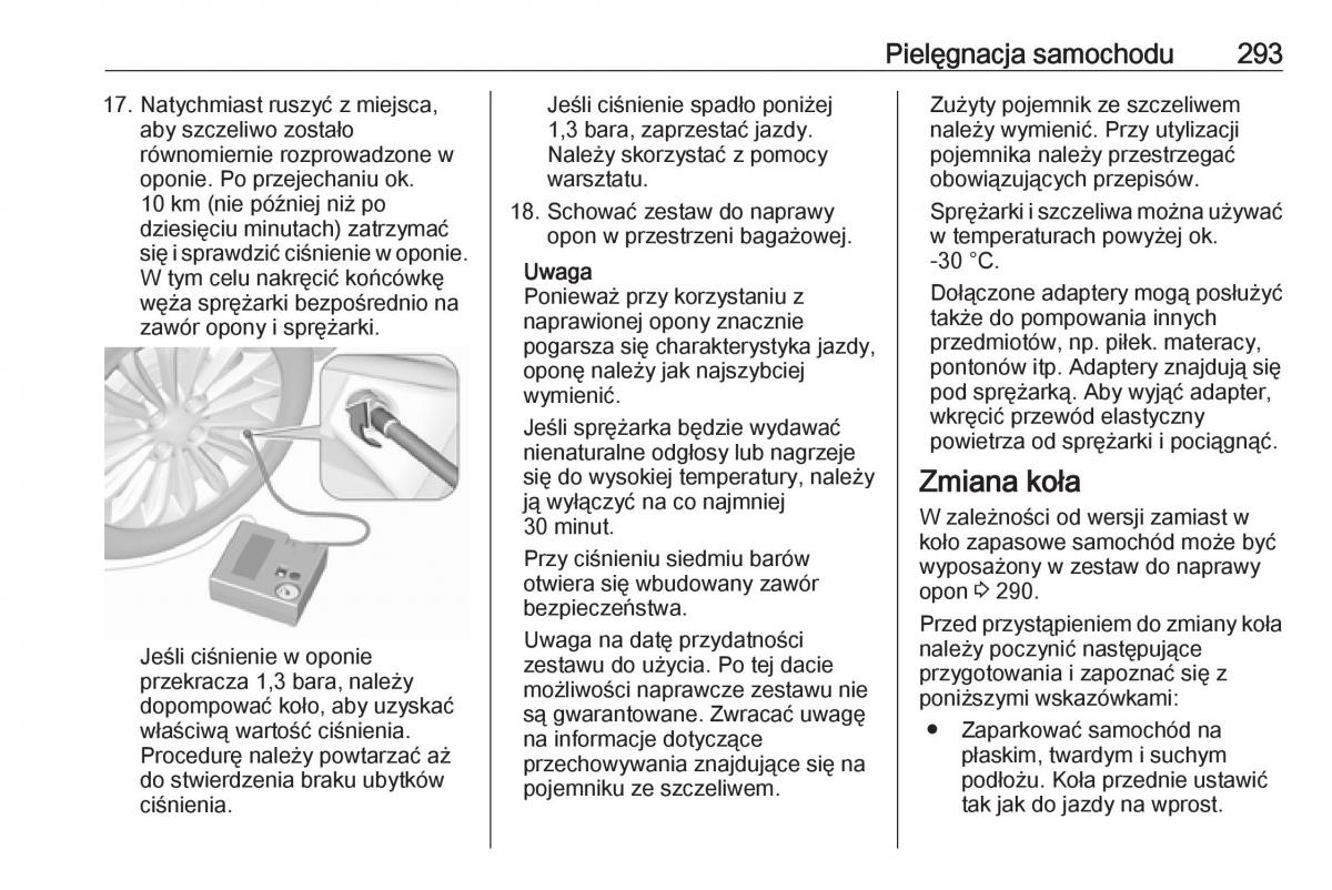 Opel Astra K V 5 instrukcja obslugi / page 295