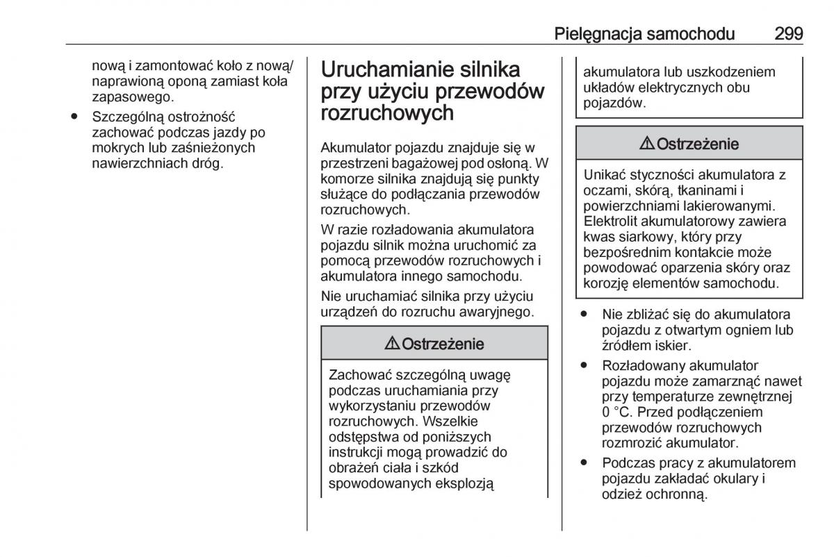 Opel Astra K V 5 instrukcja obslugi / page 301