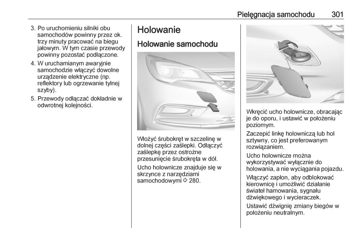 Opel Astra K V 5 instrukcja obslugi / page 303