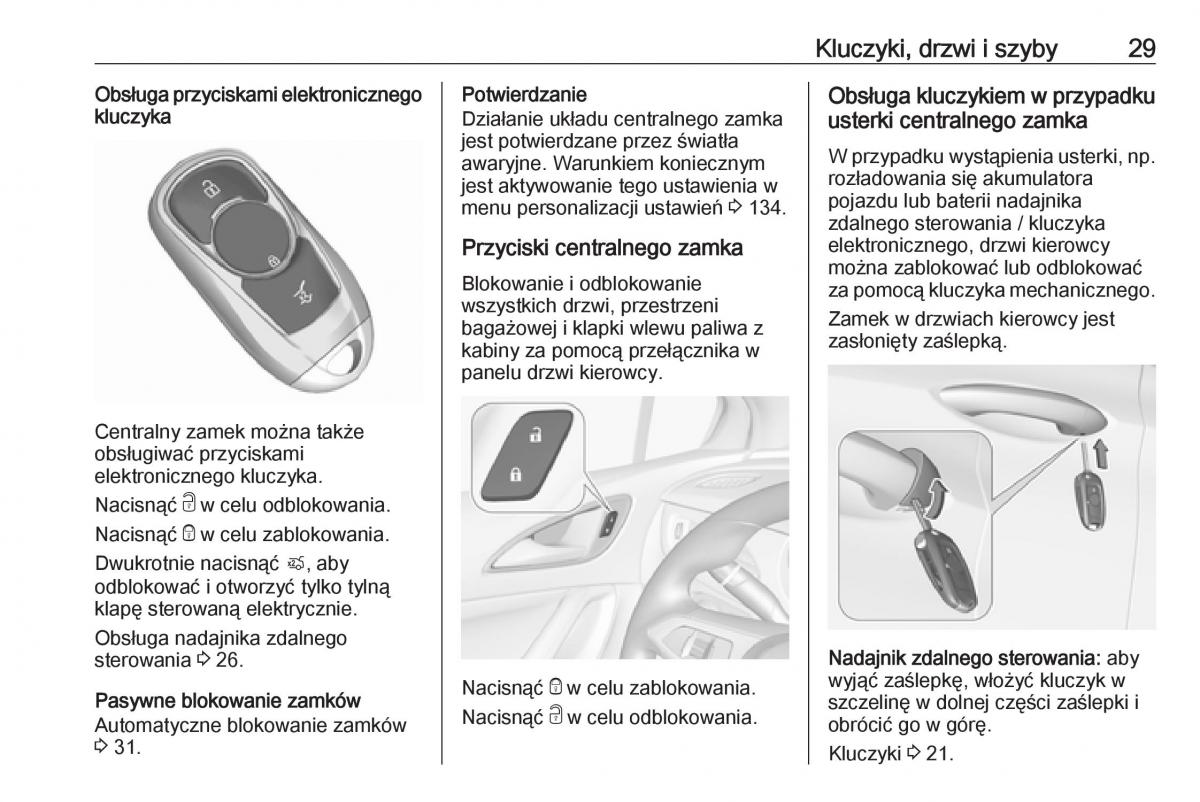 Opel Astra K V 5 instrukcja obslugi / page 31