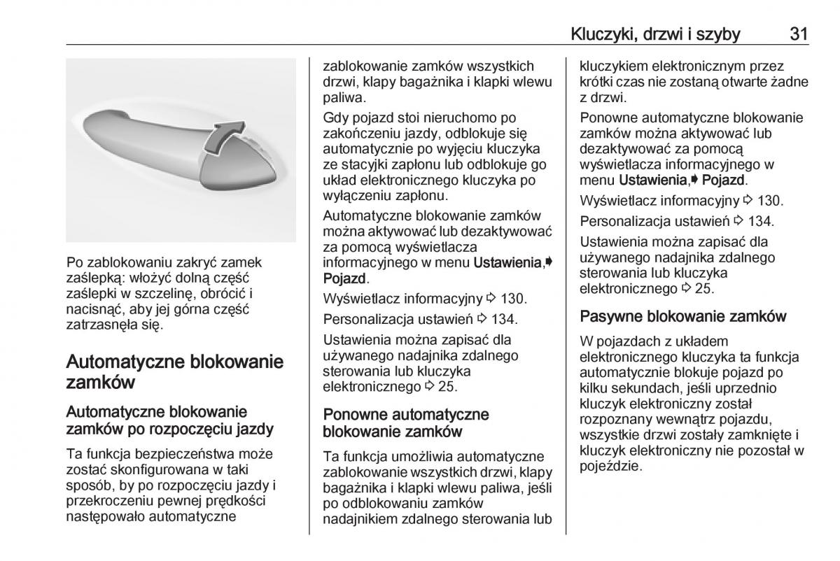 Opel Astra K V 5 instrukcja obslugi / page 33