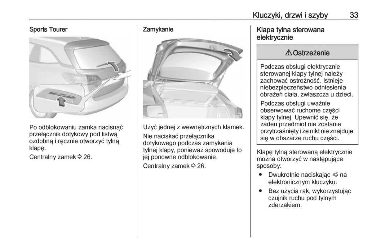 Opel Astra K V 5 instrukcja obslugi / page 35