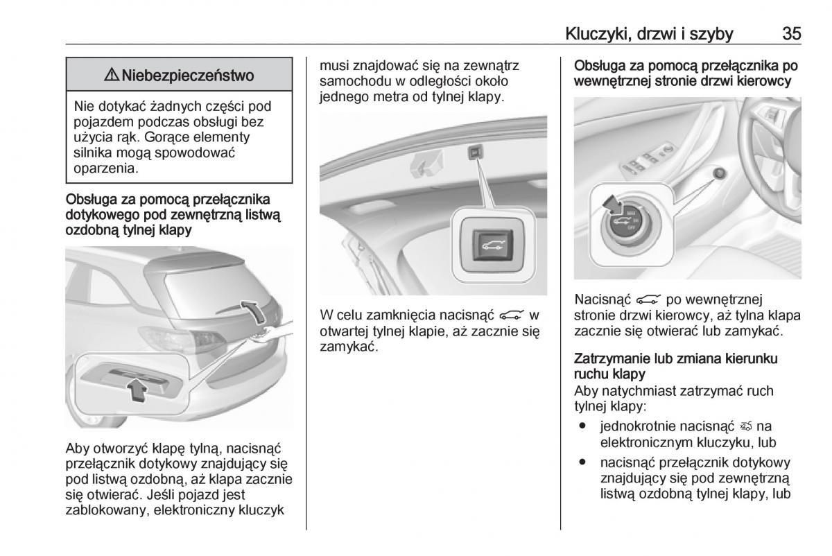 Opel Astra K V 5 instrukcja obslugi / page 37