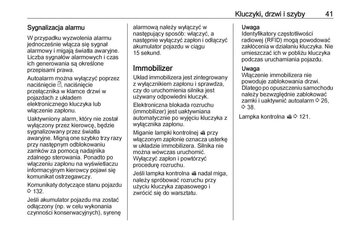 Opel Astra K V 5 instrukcja obslugi / page 43