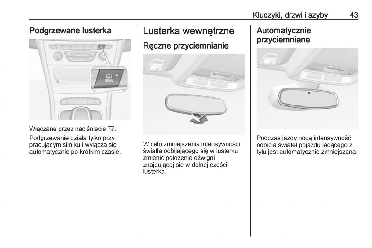 Opel Astra K V 5 instrukcja obslugi / page 45