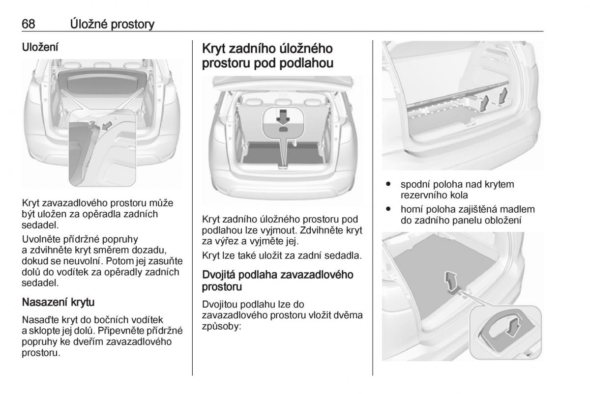 Opel Crossland X navod k obsludze / page 70